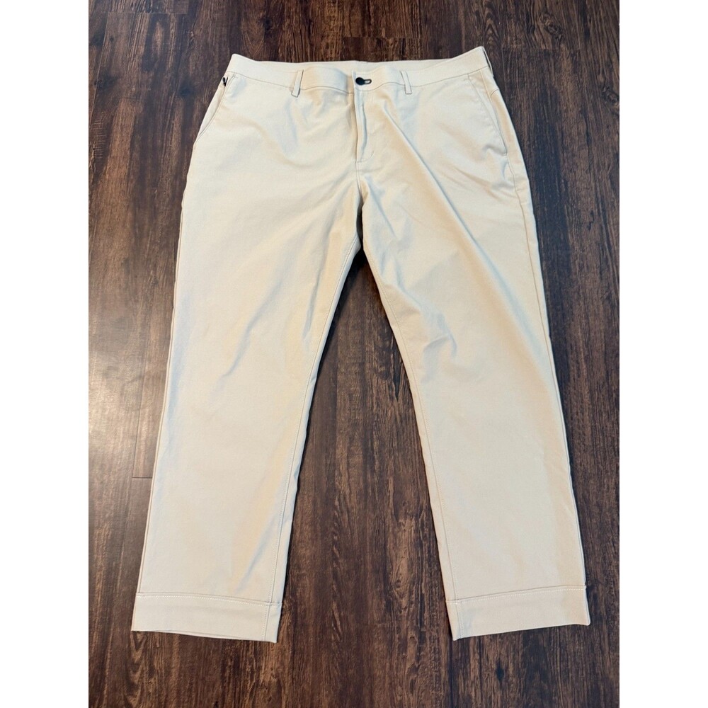 Public Rec Gamechanger Pants Mens 38x27 Beige Comfort Performance Active